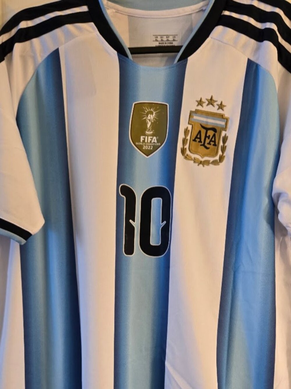 Argentina Messi Soccer Jersey Official AFA Shirt